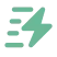 Lightning bolt icon representing fast delivery